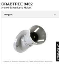 *NEW* Angled batten lamp holder