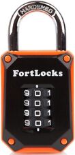 Combination Padlock | 4-Digit Padlock with Code | Gym Padlock | Locker Padlock |