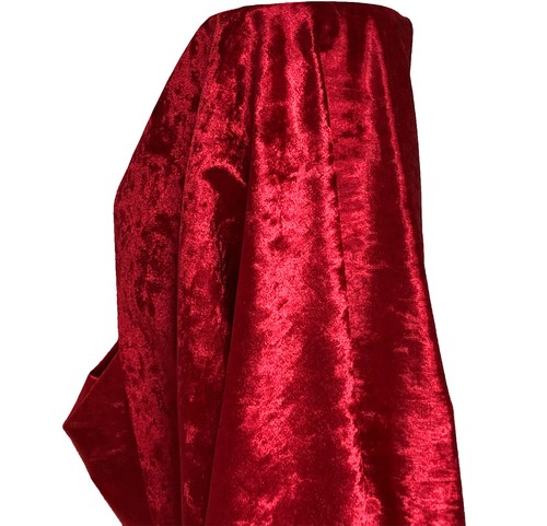 Glitz crushed velvet fabric - crushed,