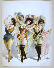 Burlesque Dancers Poster