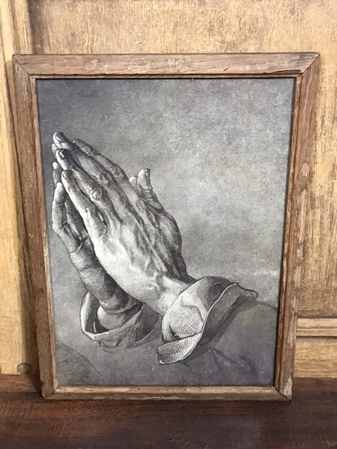 Vintage praying hands - hands, by