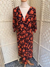 Women’s Kasara Dress navy & orange size Large 16