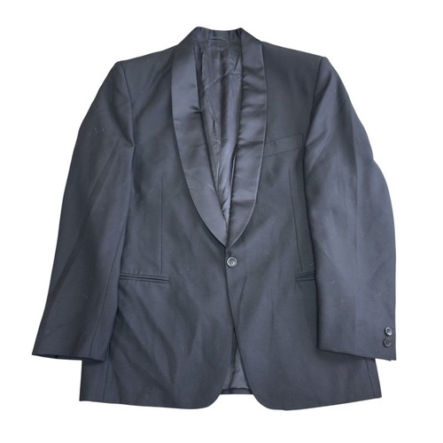 Wool mens black tuxedo - wool,