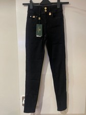Holland Cooper Thermal Jodhpur Black Jeans Size 6 - BNWT