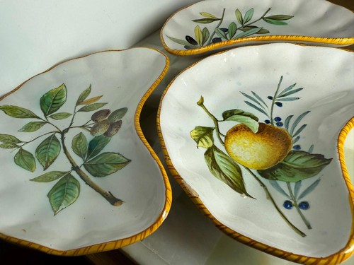 Italian hand painted - italian, kidney
