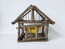 Vintage wooden miniature bird