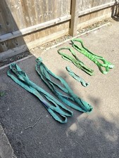 2 Pairs Of Heavy Duty Endless Round Lifting Slings  3 And 5 Metre 2t Towing