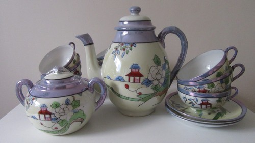 Large chinese tea set vintage - chinese,