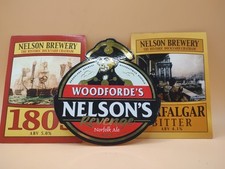 Beer pump clip Garden Nelson Brewery Dockyard Kent Trafalgar Woodfordes Norfolk