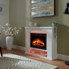 Electric fireplace with - fireplace,