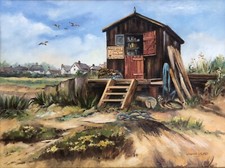 "Boathouse at Walberswick" by