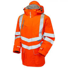 Pulsar® PR499 Waterproof High Viz Orange Mesh Lined Storm Coat