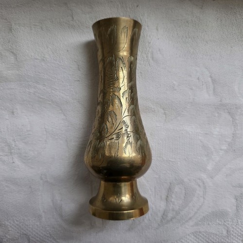 Vintage engraved brass - vintage,