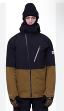 686 Men’s Hydra Thermagraph Jacket Snowboarding Ski Jacket Black Colorblock Sz S
