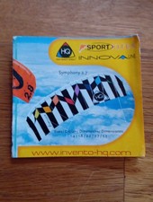 HQ Power Kite 2.7 Symphon Black And White With Rainbow Stripe