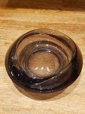 Vintage Purple Amethyst Glass Bowl Sklo Union Czech Rudolf Jurnickl 1960's