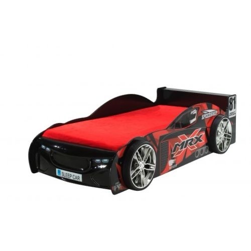 Single kids racing car - kids, bed