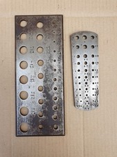 Vintage Twist Drill And Steel Wire Gauge x 2