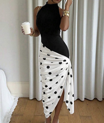 Women black white polka - women’s,
