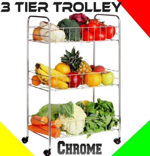 Tier fruit trolley basket - fruit,