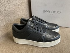 Jimmy Choo Black Hawaii Stars Logo Sneakers UK 5  EU 38 RRP  £395 DS109