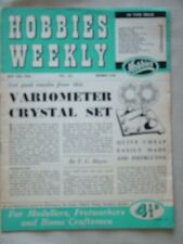 HOBBIES WEEKLY / 25TH JULY 1956 / VARIOMETER CRYSTAL SET