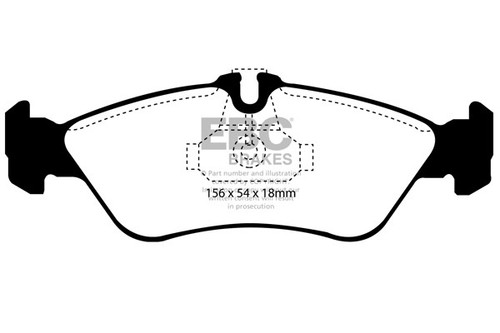 Ebc yellowstuff rear brake - ebc,