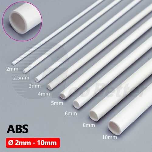 ø2 10mm round abs plastic - round,