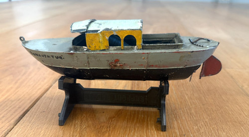 Vintage tinplate clockwork - tinplate,
