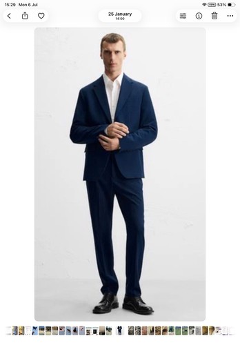 Zara men tailored blue - zara, men’s