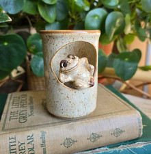 Vintage Grayshott pottery frog