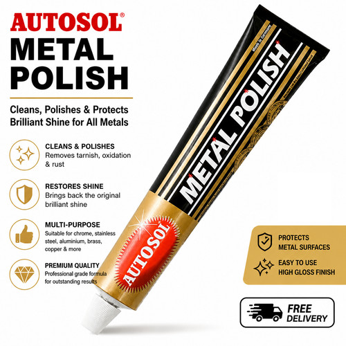 Autosol metal polish chrome - autosol,