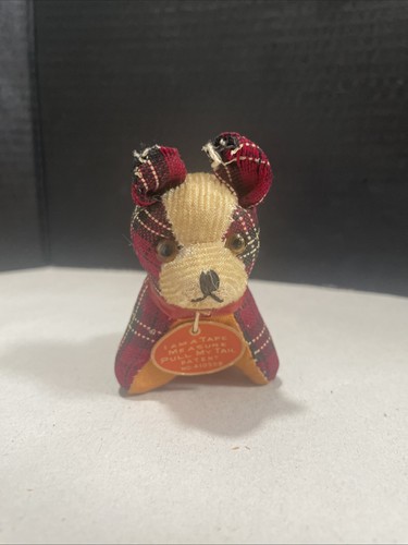 Vintage japan plaid dog - japan,