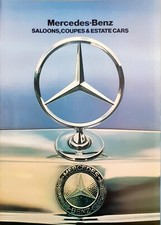 Mercedes Benz Saloons Coupes & Estate Cars Brochure 1982