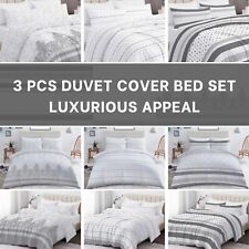Egyptian P Cotton Duvet Cover Set Printed Quilt Cover Single Double King Bed Set