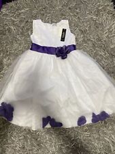 iEFiEL Baby Girls Bowknot Flower Petals Wedding Pageant Bridesmaid Dress Age 12