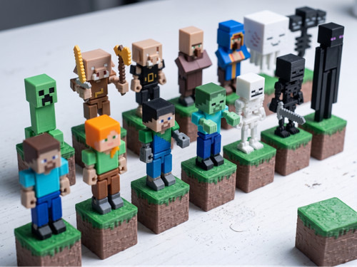Minecraft action figures - action,