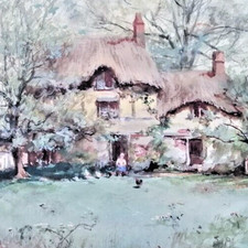 Antique Watercolour.  Dutch