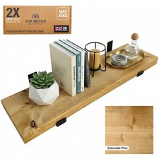 Wooden Board Wall Shelf