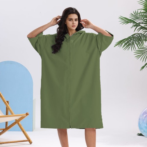 Adult beach hooded - beach, towel