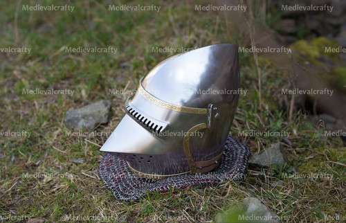 Gauge medieval klappvisor - 16,