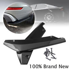 2x Car Gloss Black Style Rear Bumper Fin Canard Splitter Diffuser Spoiler Lip