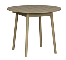 Oak Effect 2-4 Seater Round