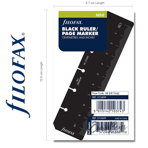 Filofax mini ruler - filofax,