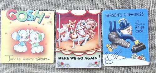 Vintage christmas cards lot - lot, of