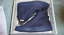 Tamaris navy suede women's