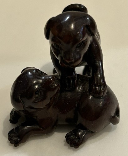 Vintage japanese carved box - carved,