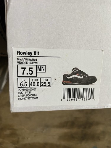 New vans rowley xlt trainers - new,