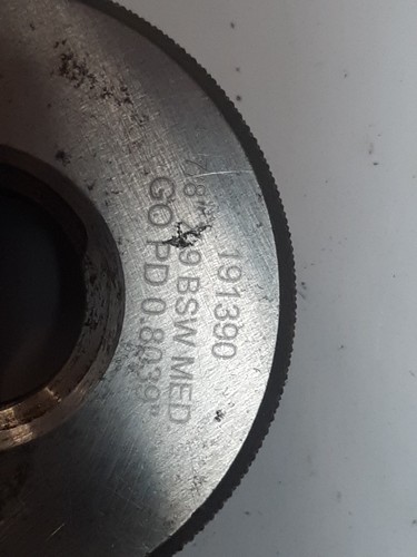 Calmet thread ring gauge - thread,