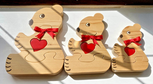 The three bears wooden - the, ~